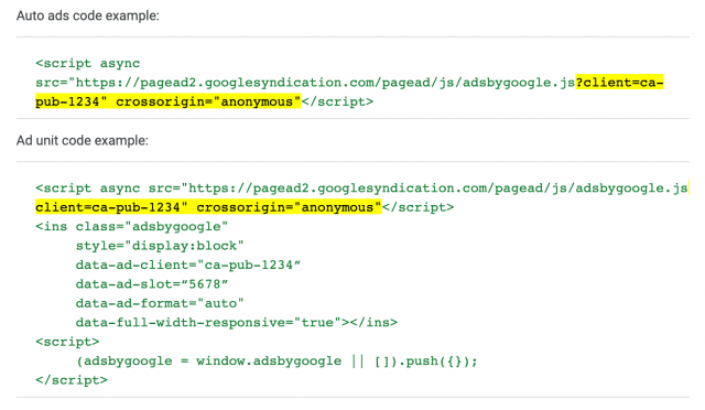 Превью к новости Запущен новый код встраивания Google AdSense