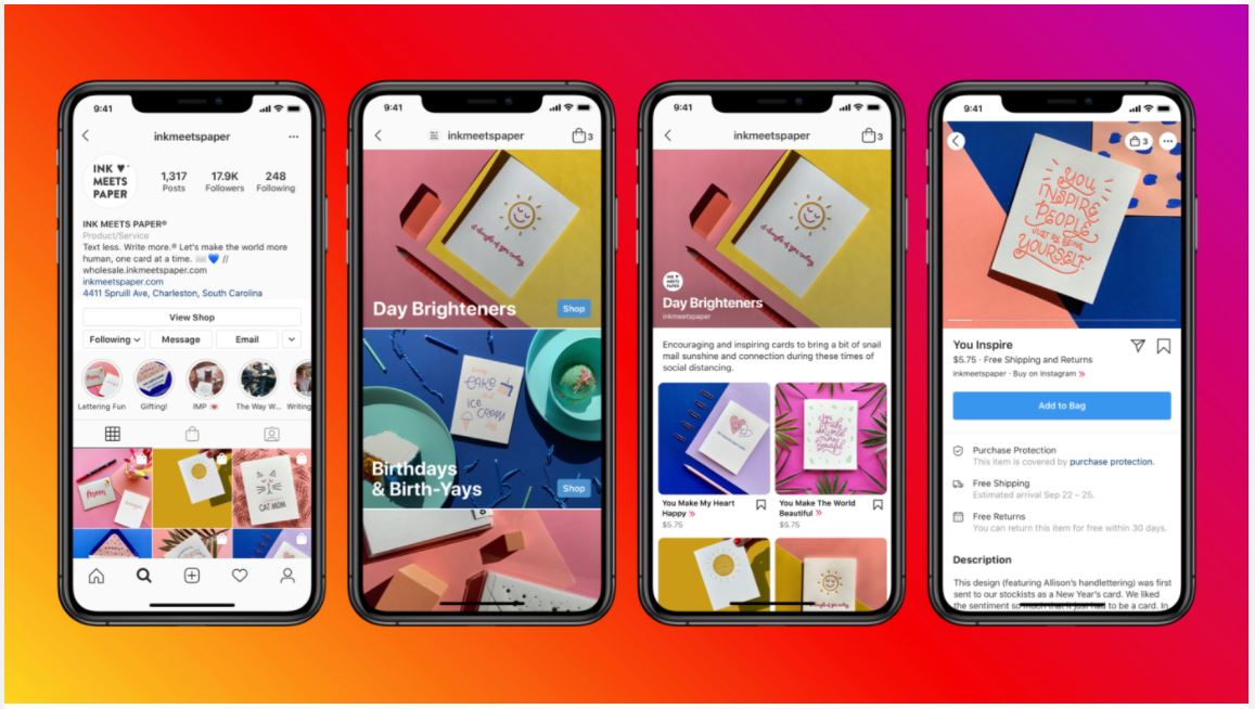 Превью для новости Во вкладке Instagram Shop запустили рекламу