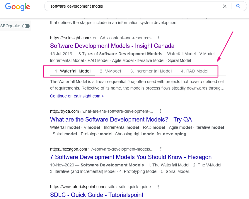 Google снова тестирует новый вид сниппета