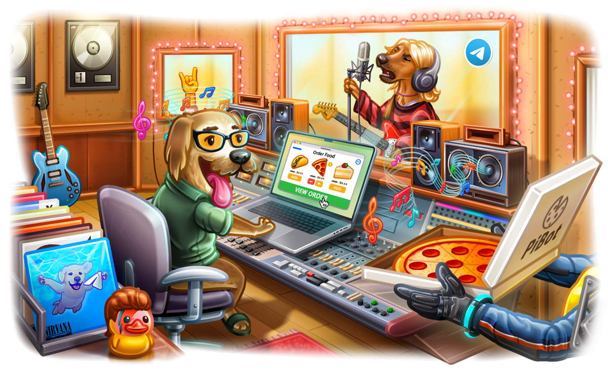 У новій версії Телеграм можна створювати звуки, налаштовувати таймери та керувати ботами