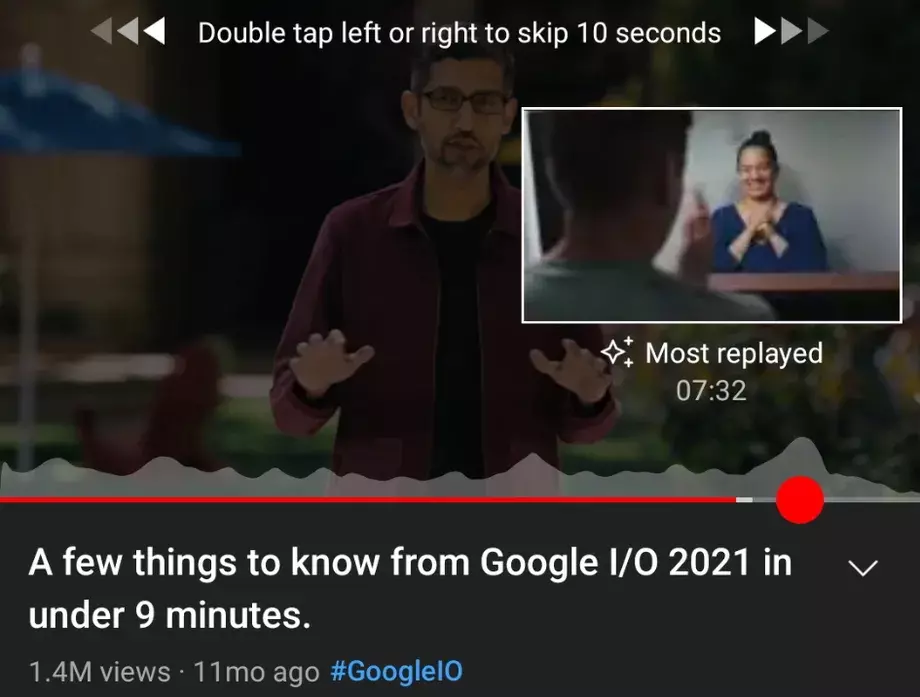 YouTube підсвічуватиме популярні фрагменти відео