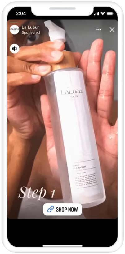 Відеореклама в історіях