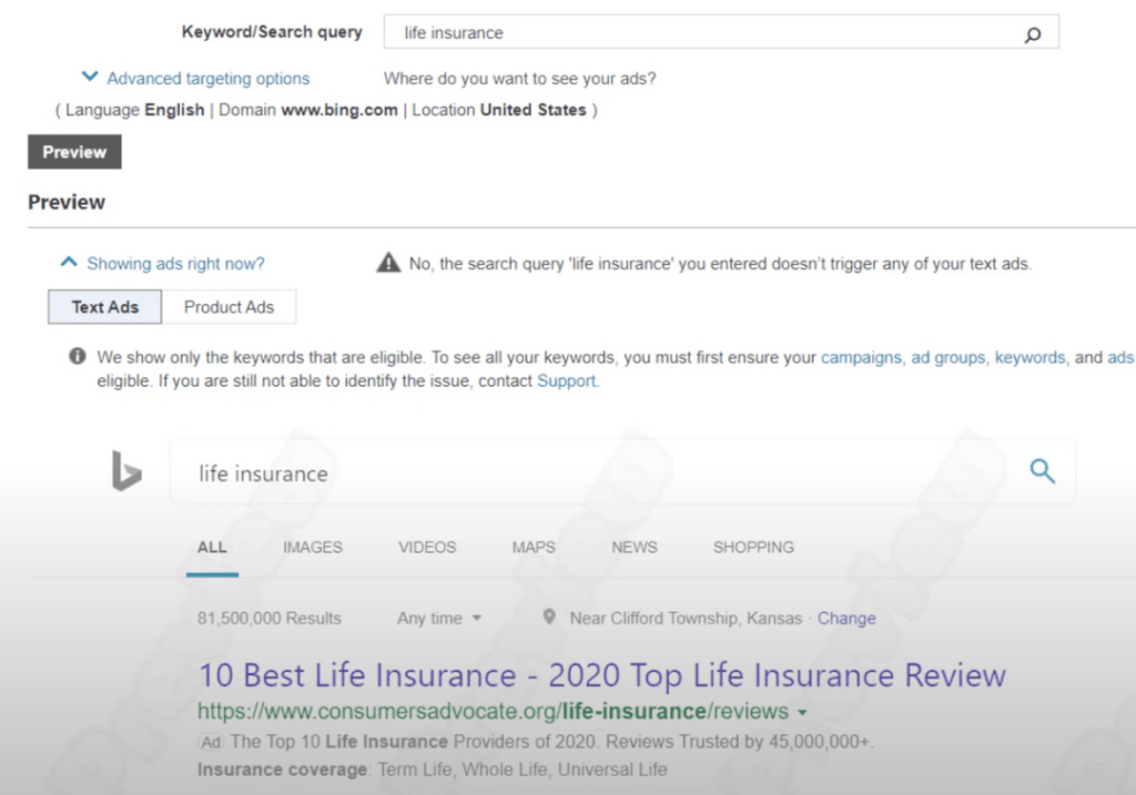 Ad Preview Tool Microsoft Ads