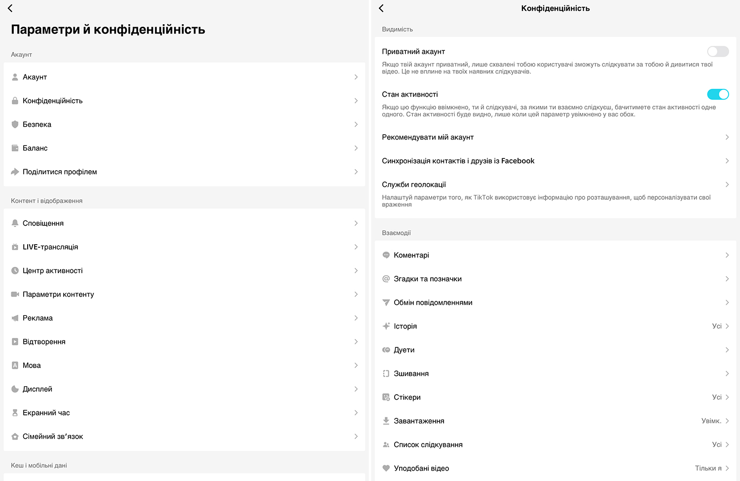 Глядачі відео ТікТок