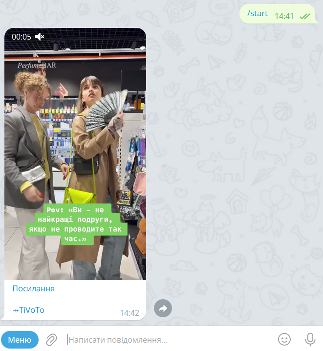 TiVoTo bot TikTok downloader