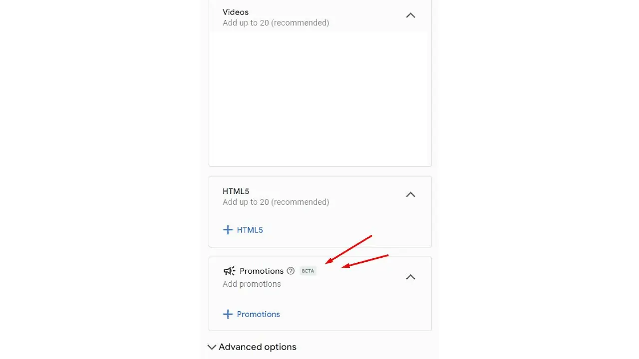Google Ads introduced Promotion asset