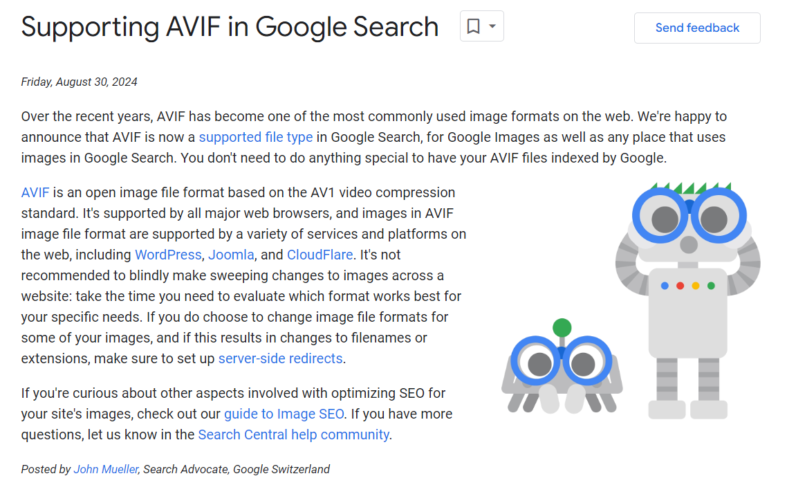 Supporting AVIF in Google Search