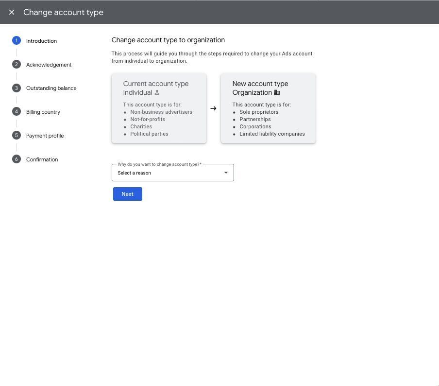 Простіший перехід від платіжних профілів окремої особи до платіжного профілю організації