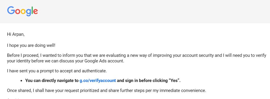 Для підтримки облікового запису Google Ads тепер потрібна перевірка особи