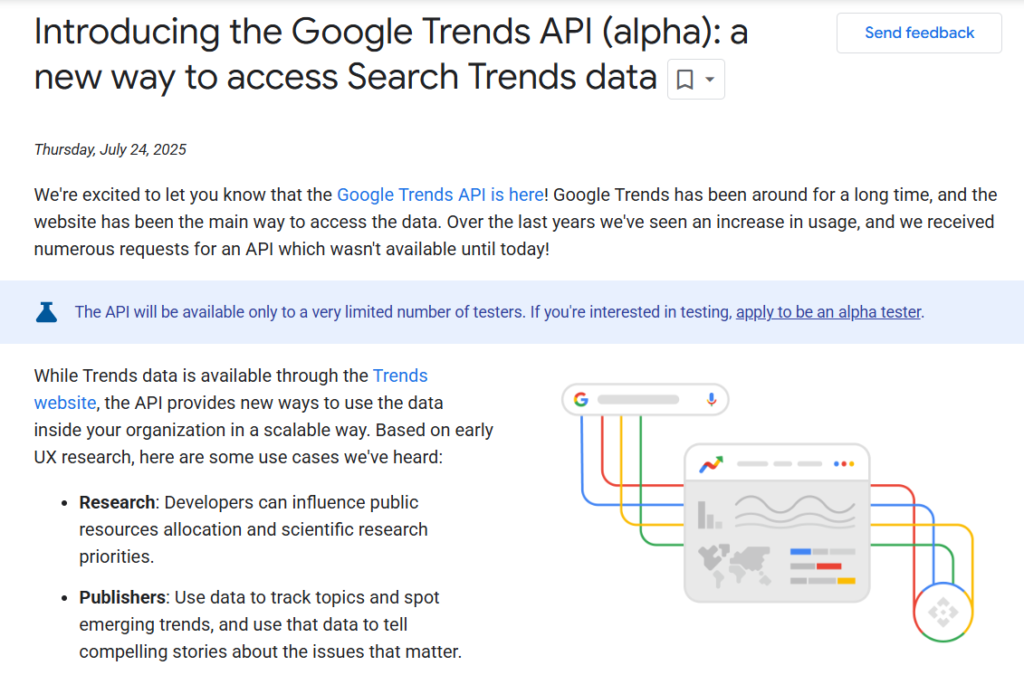 Google Trends API