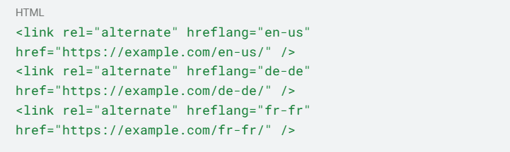 Мовні версії сторінок